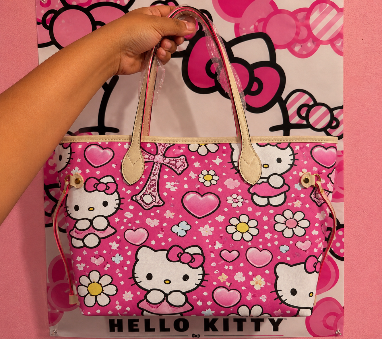 Paris Garden Kitty Tote