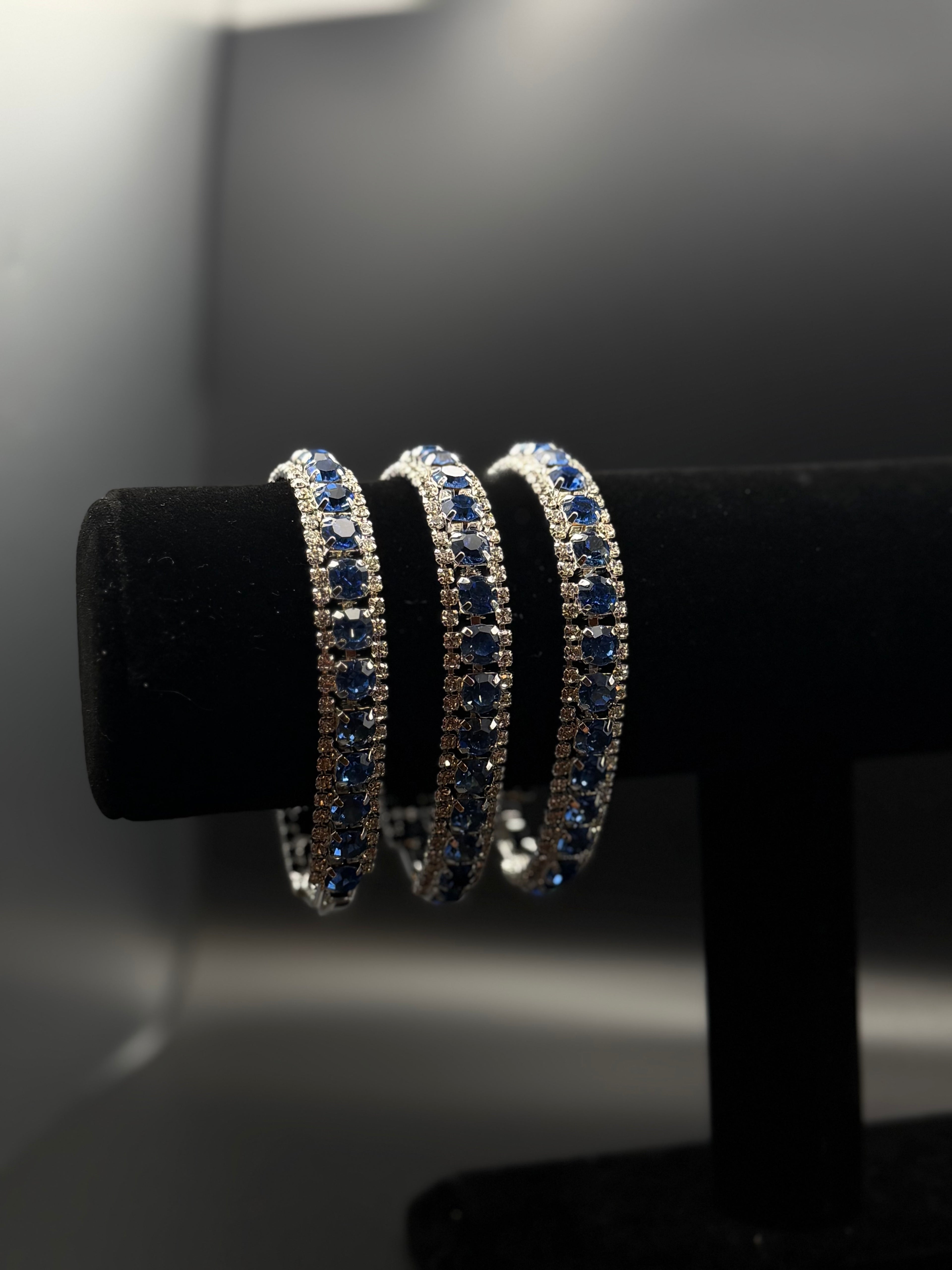 Sapphire Crystal Bangle