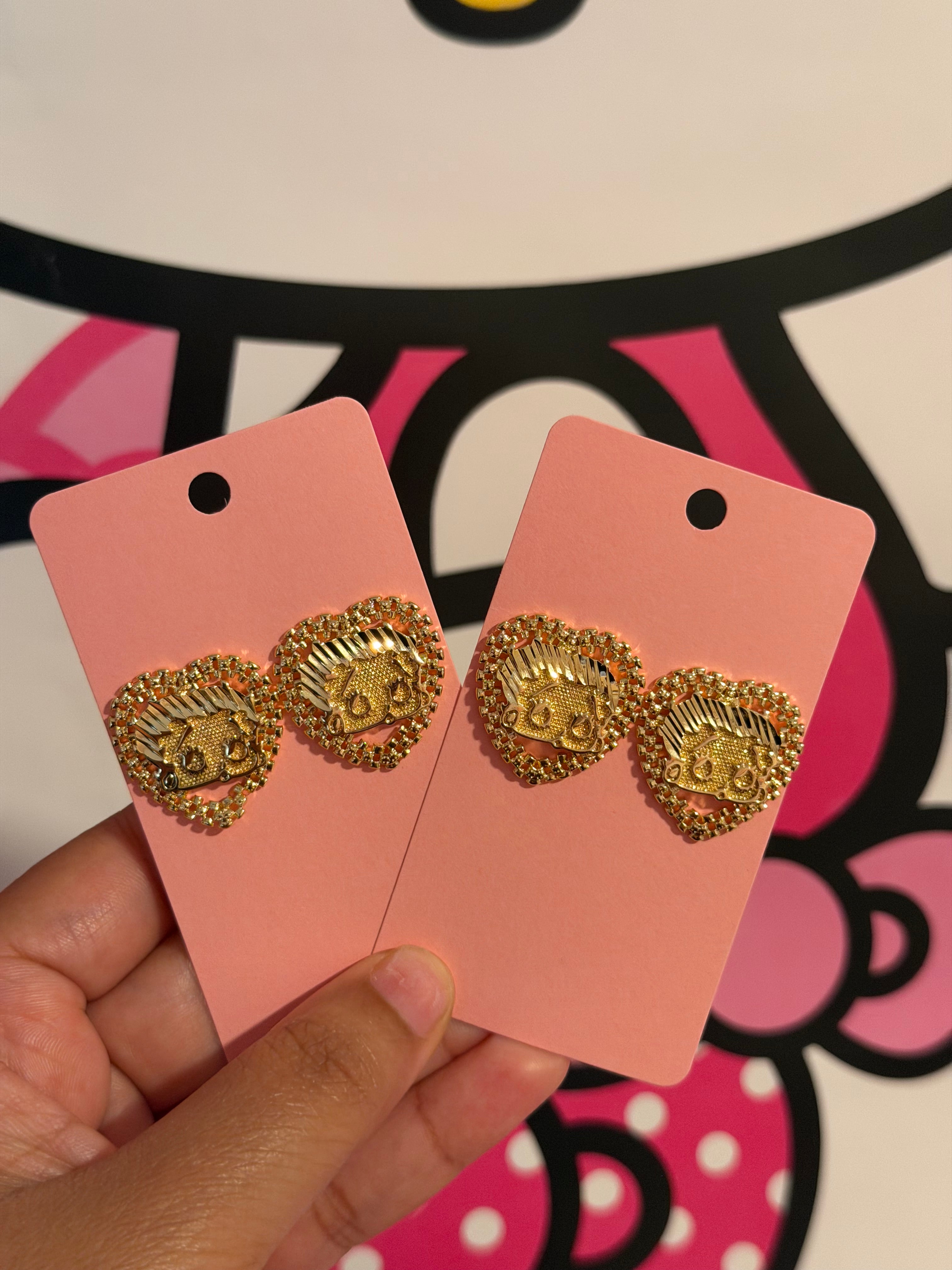 Betty Boop Rolex Earrings