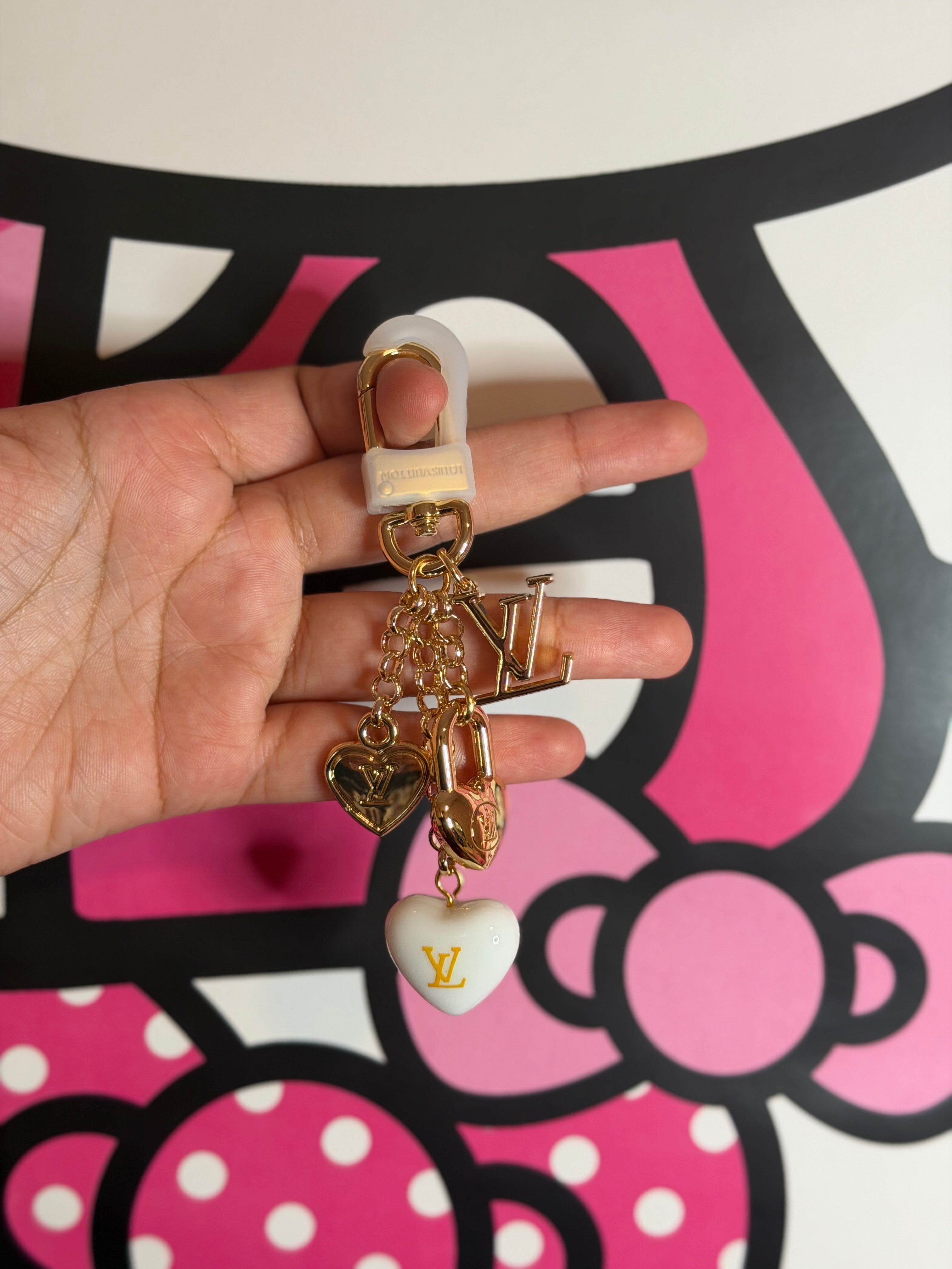 LV Charm Keychain