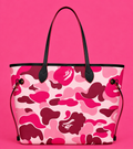 Pink BAPE Camo Tote Bag
