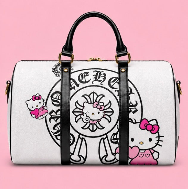 Hello Kitty Chrome Heart Duffel