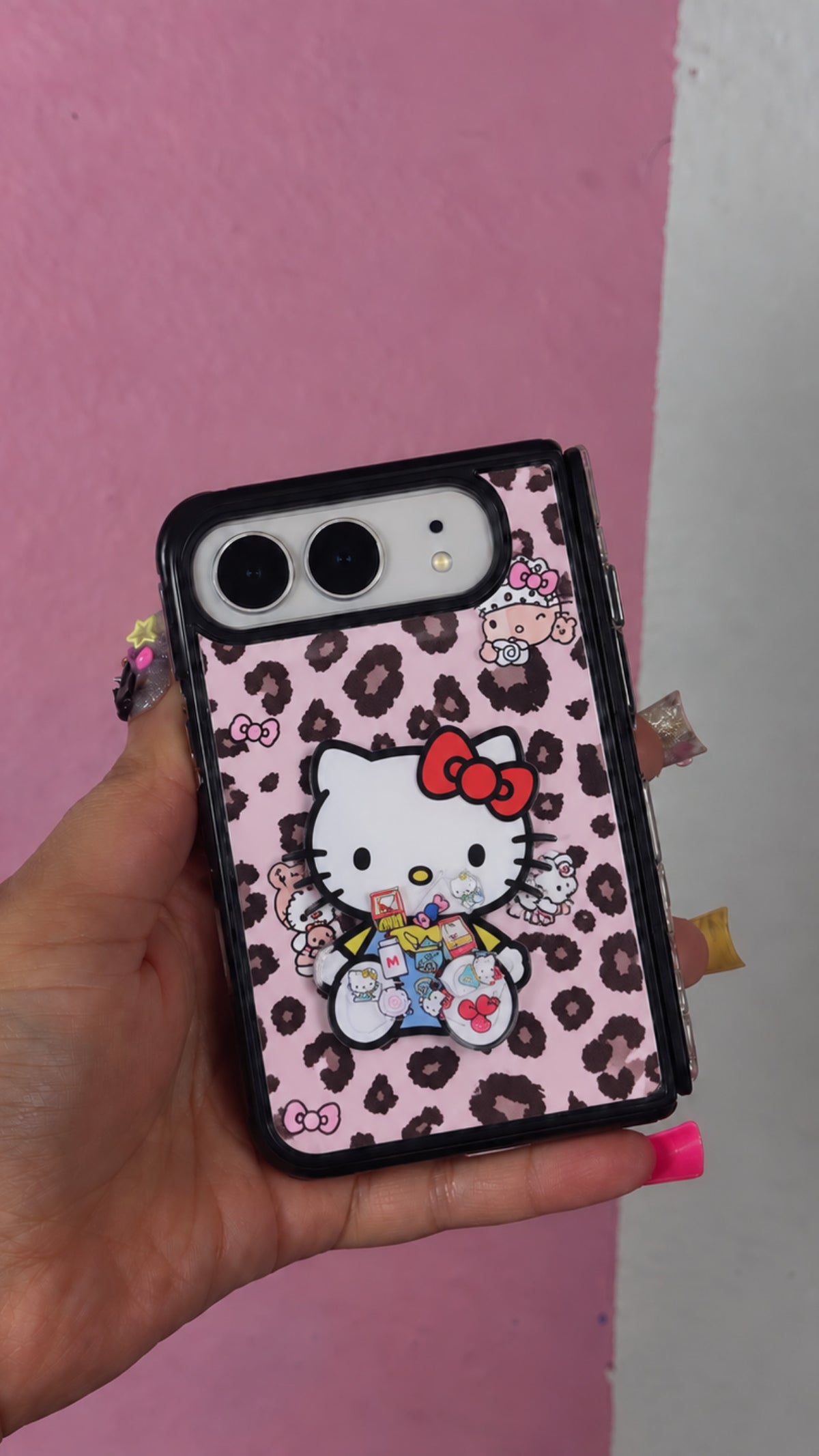iPhone Duo Leopard Kitty Case
