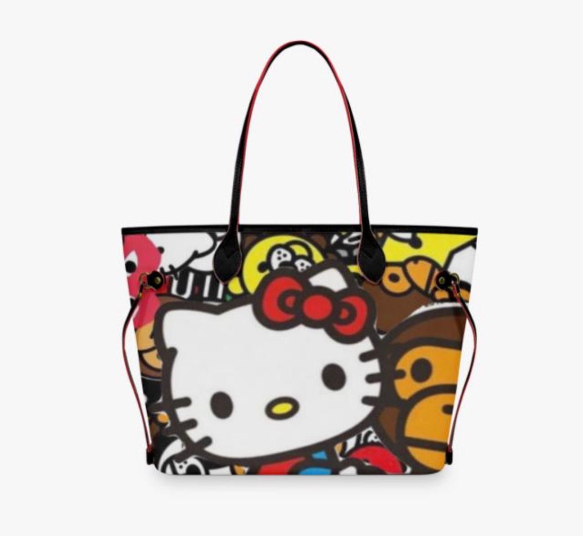 Kitty Street Art Tote