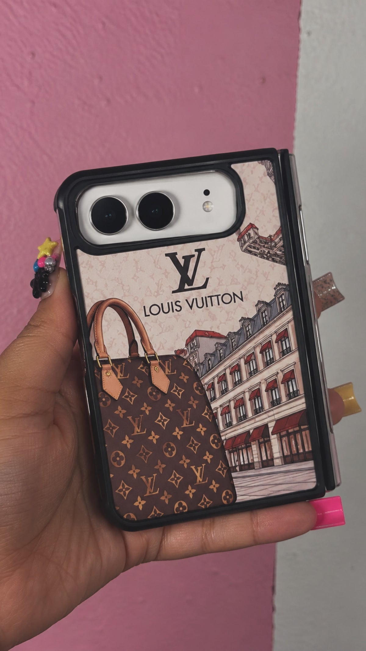 LV Paris Girl IPhone Duo Case