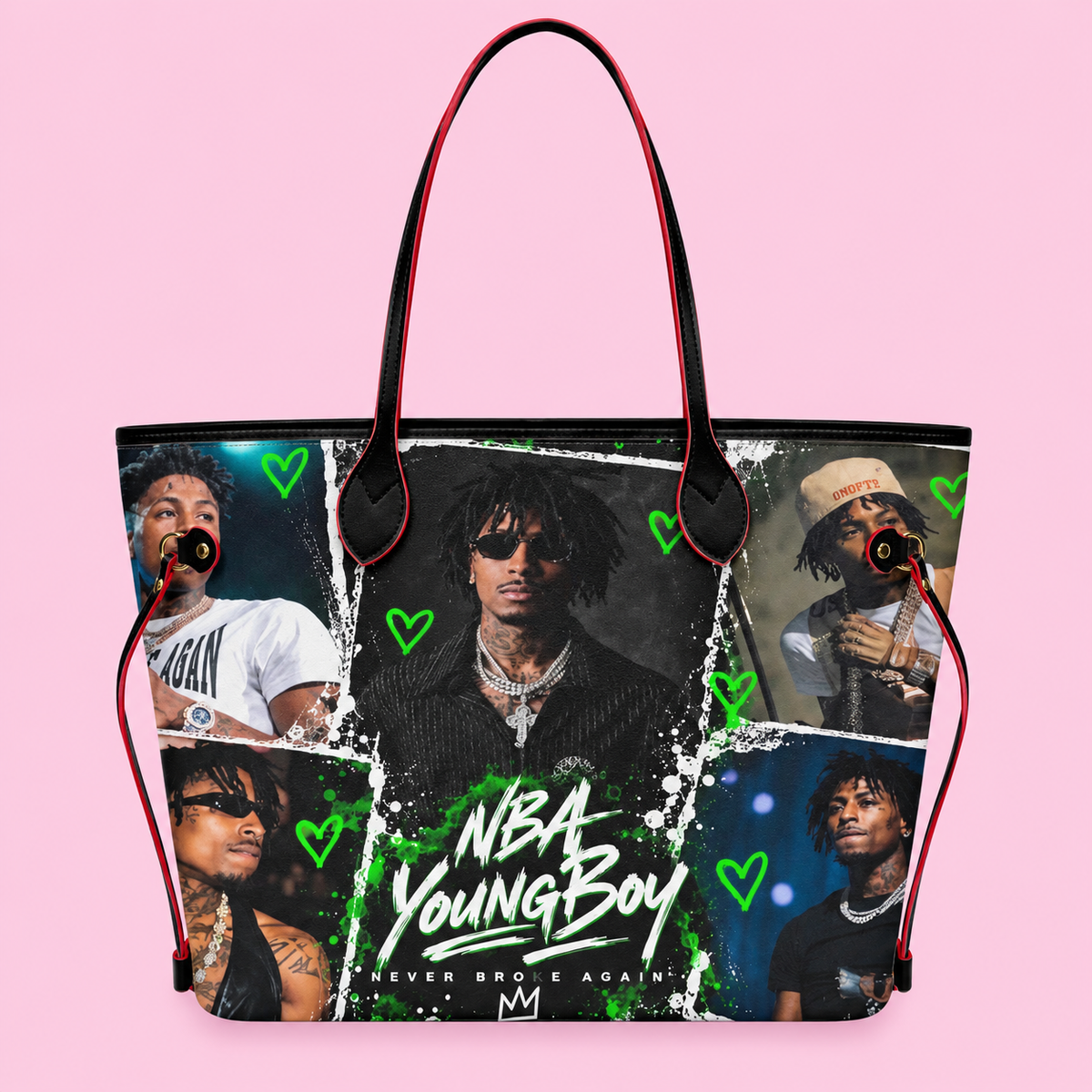 NBA YoungBoy Collage Tote