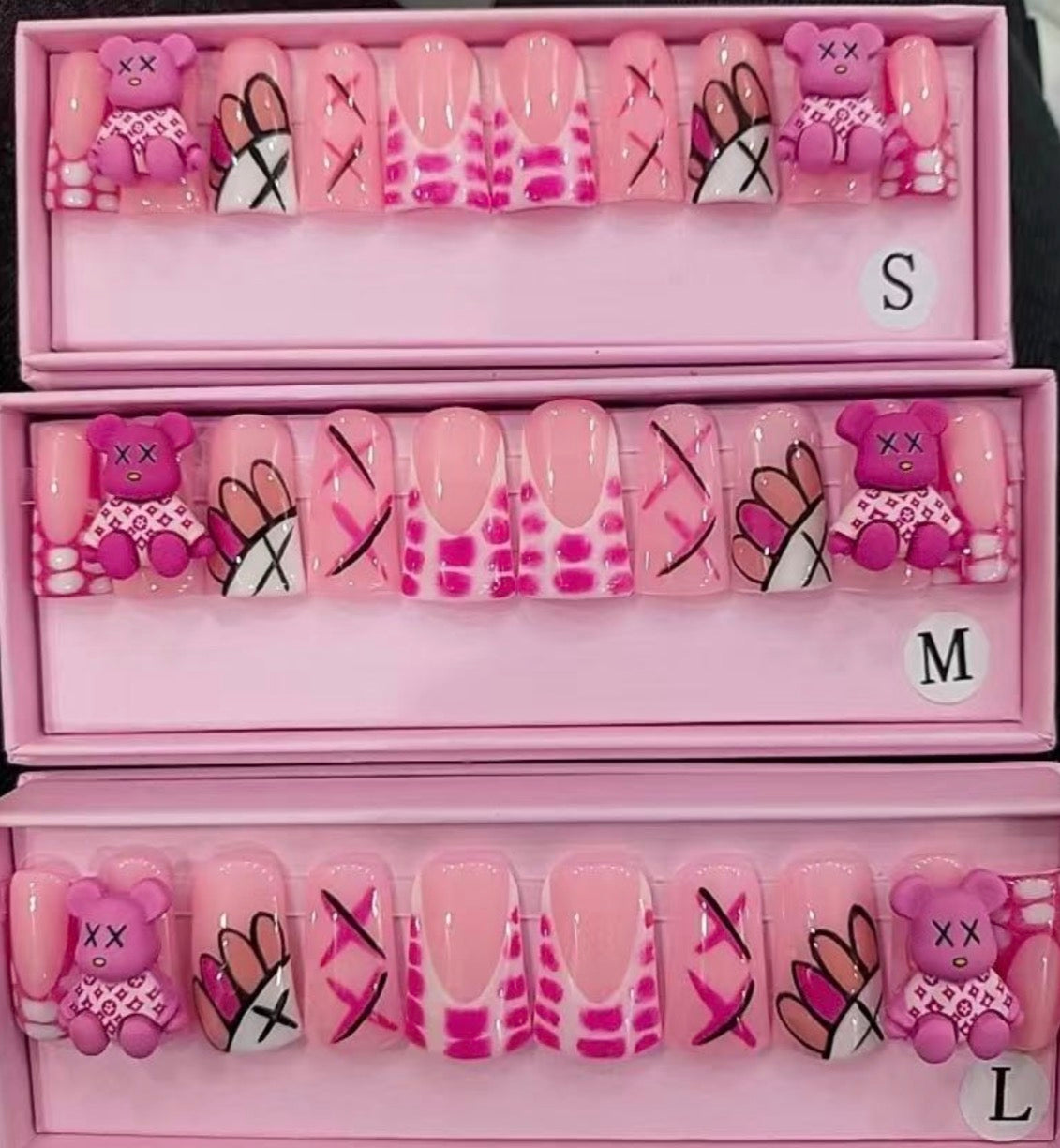Dollhouse Drip 3D Art Press Ons