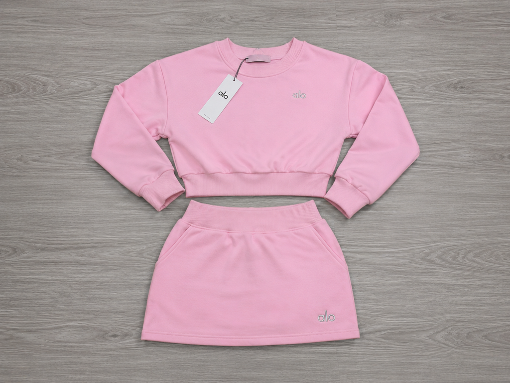 Sweatshirt + Skirt Set