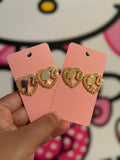 Barbie Rolex Heart Earrings