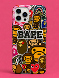 BAPE Sticker Collage