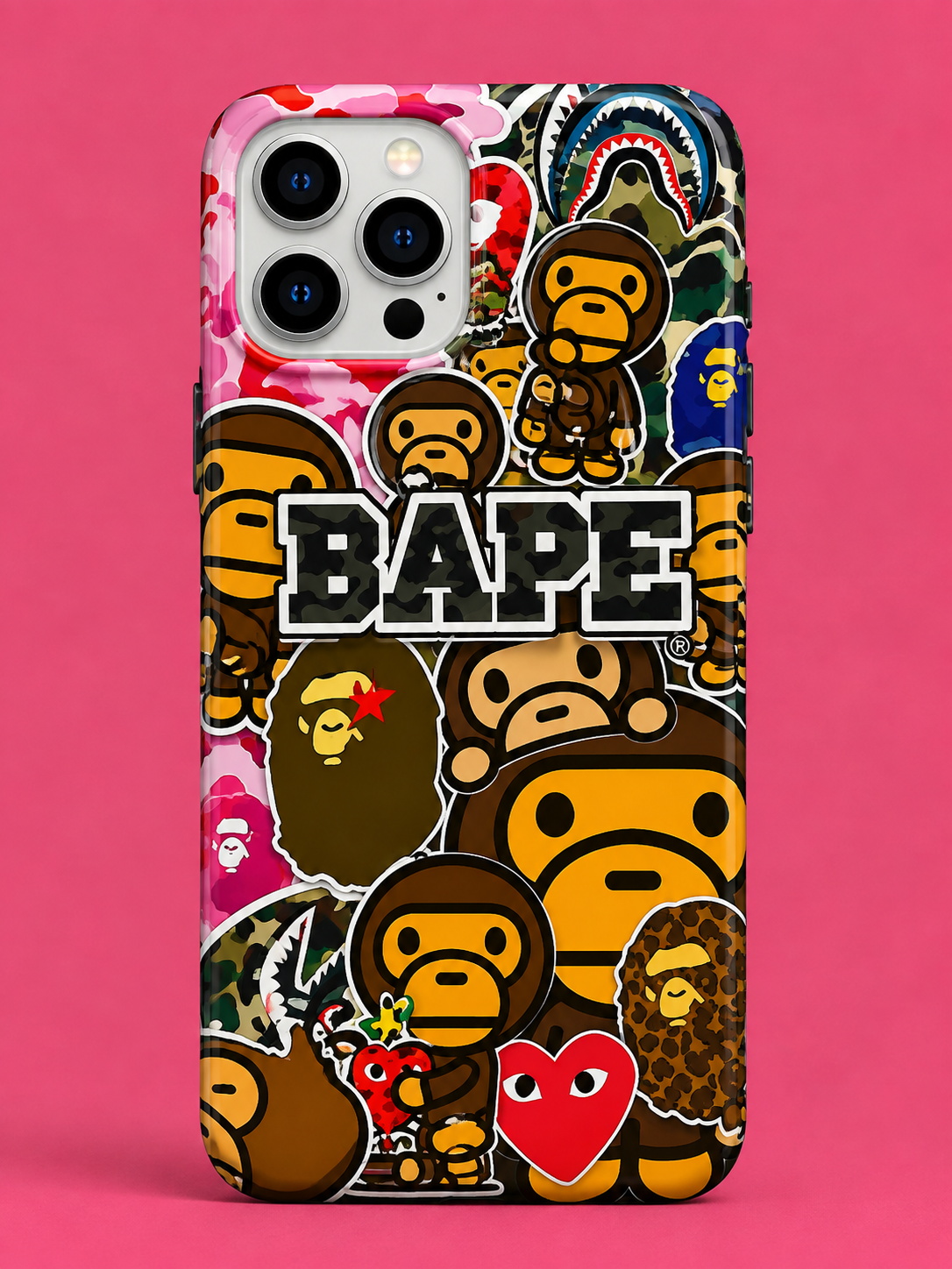 BAPE Sticker Collage