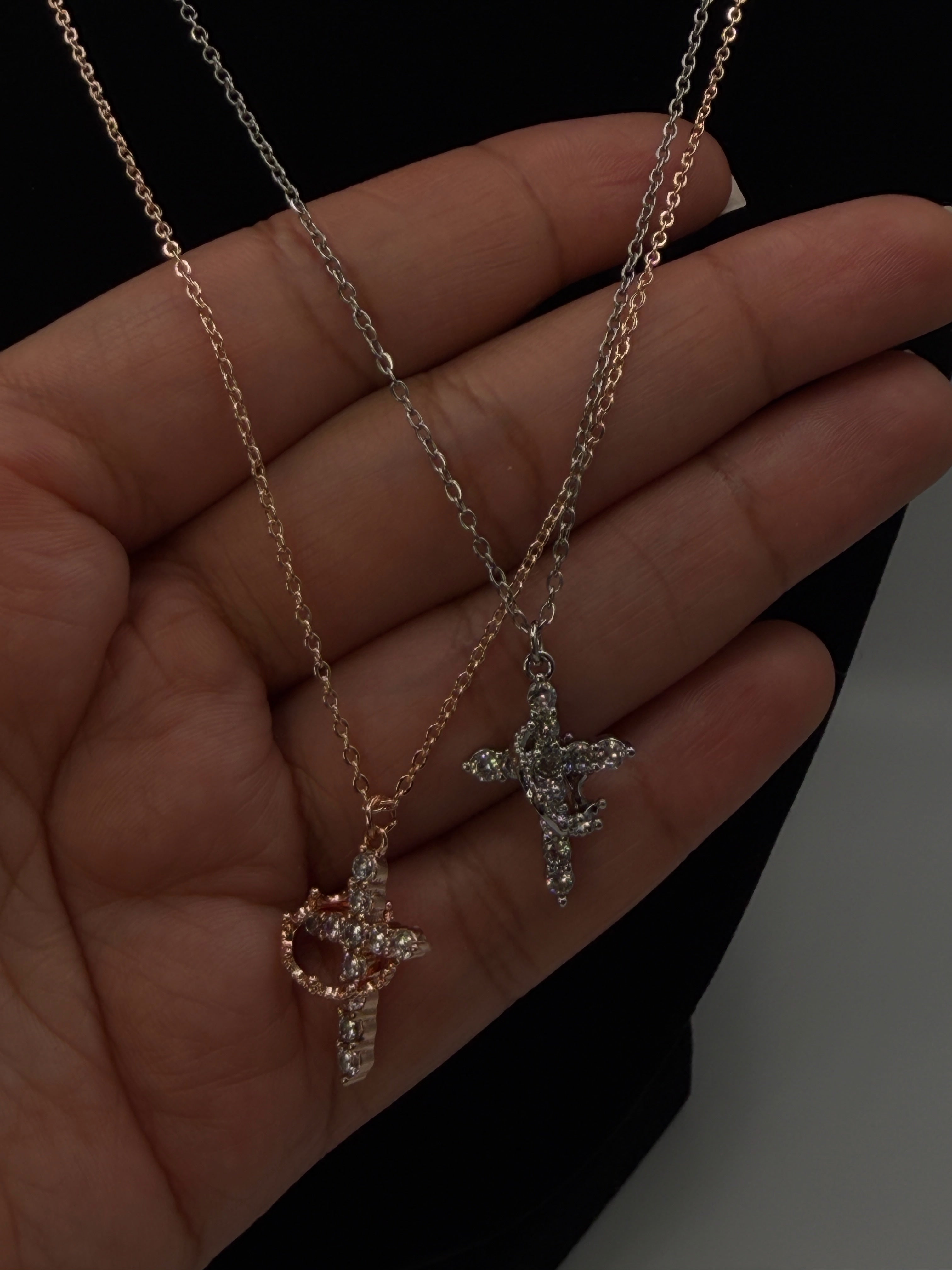 Crowned Cross Necklace