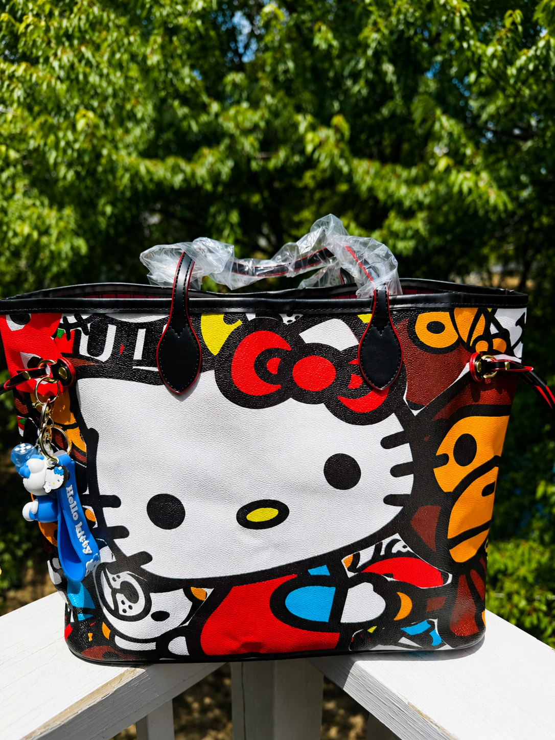 Kitty Street Art Tote