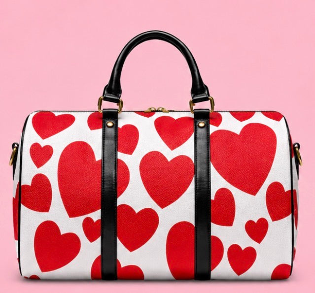 Red Hearts Duffel Bag