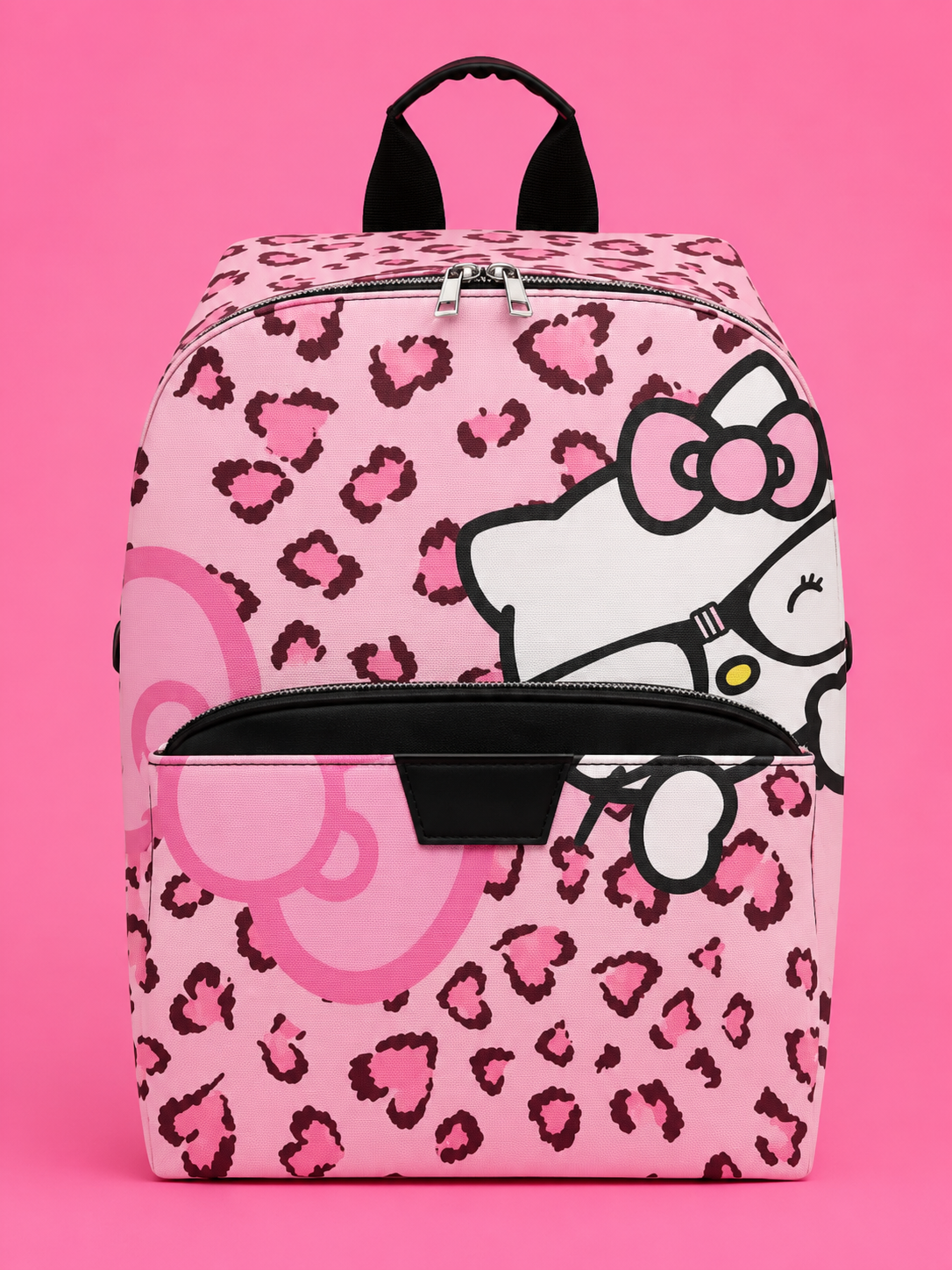 Hello Kitty Pink Leopard Backpack