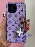 LV inspired Luxe Charm Case