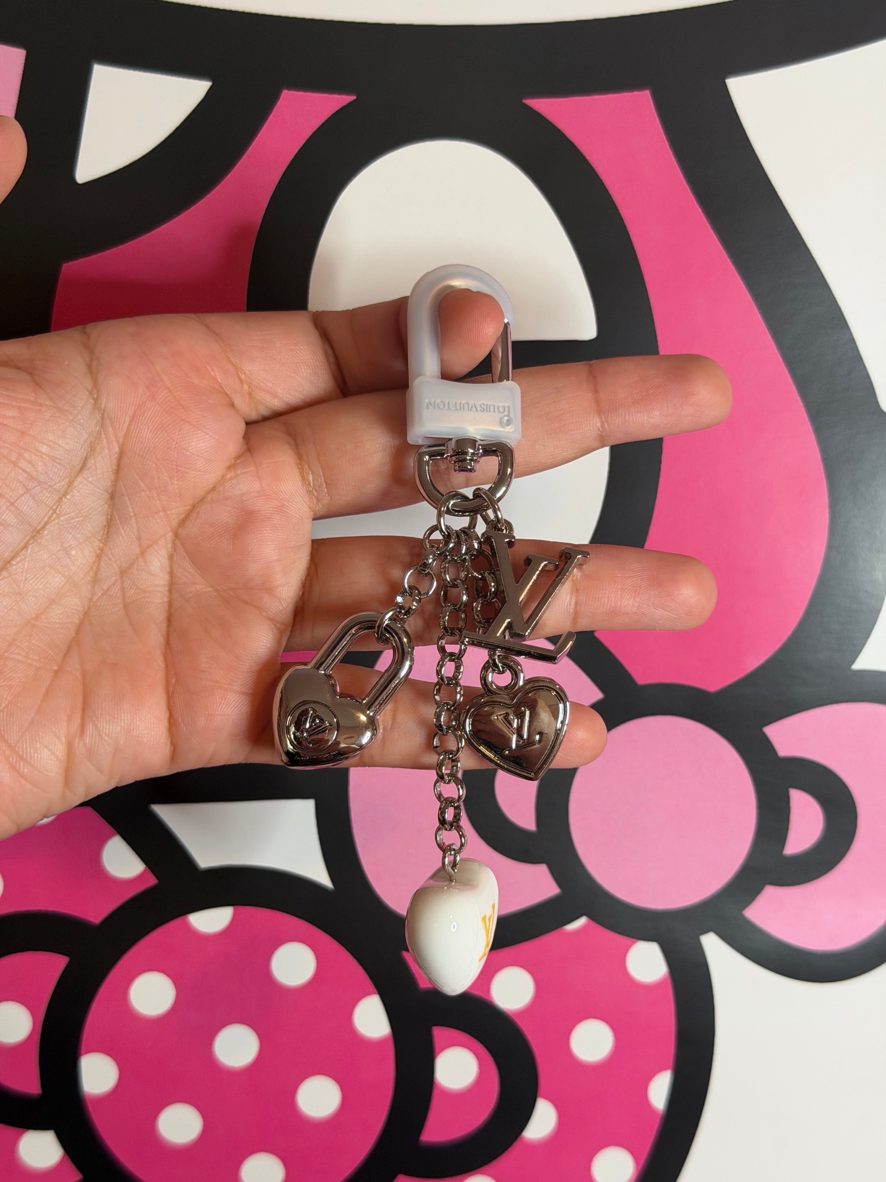 LV Charm Keychain