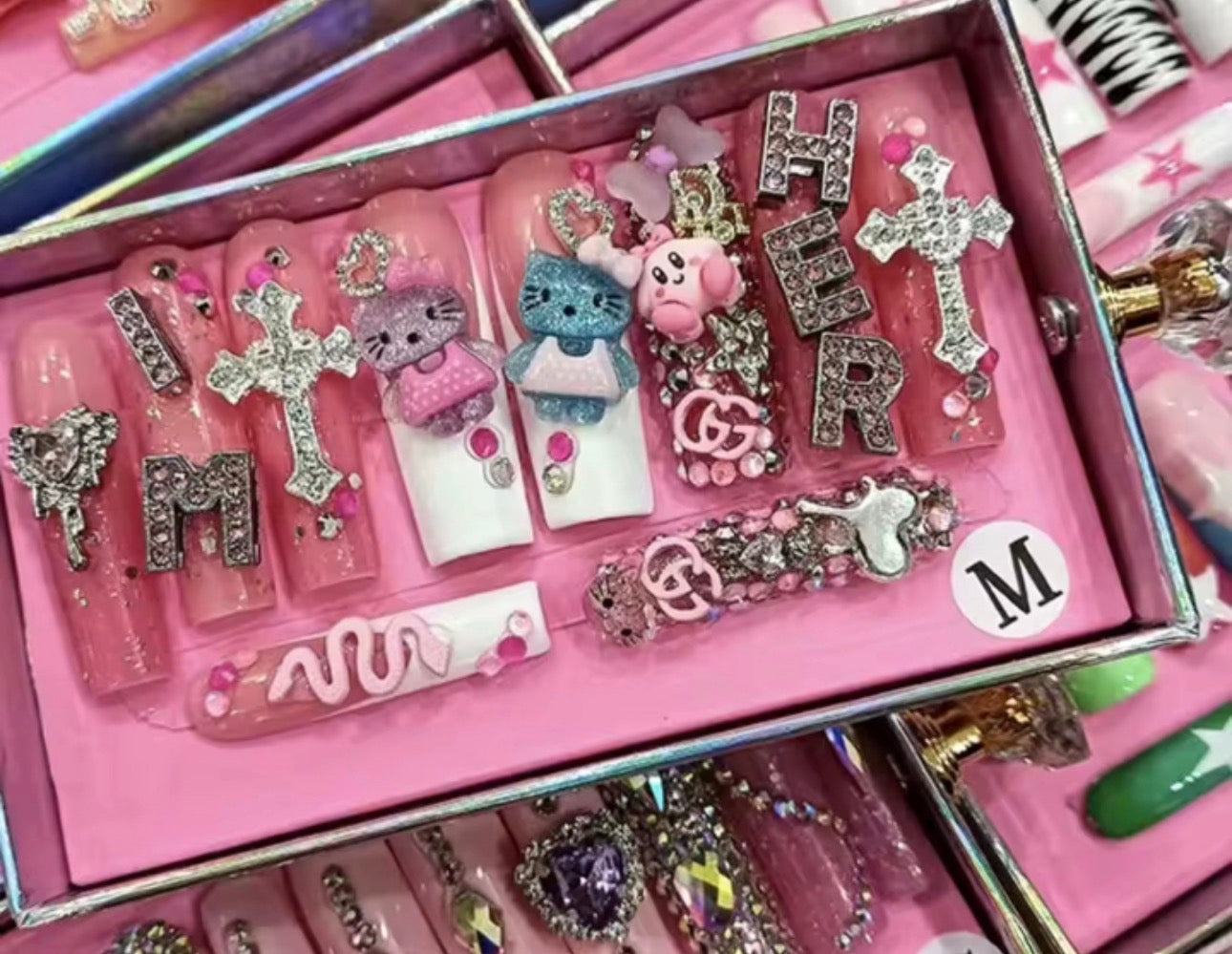 Diamond Doll Press Ons