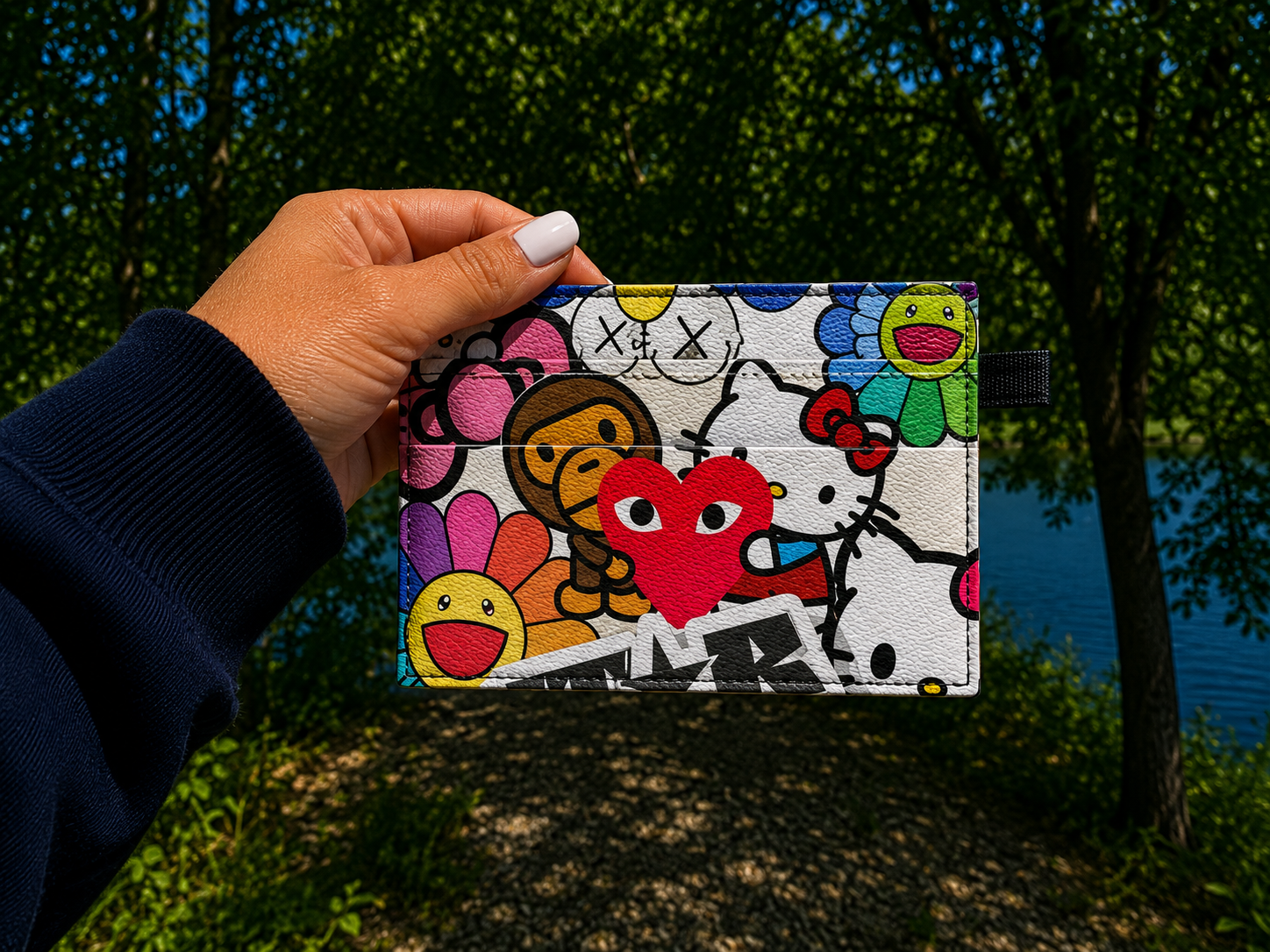 Color Pop Hello Kitty Heart Card Holder