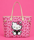 Hello Kitty Pink Leopard Tote Bag