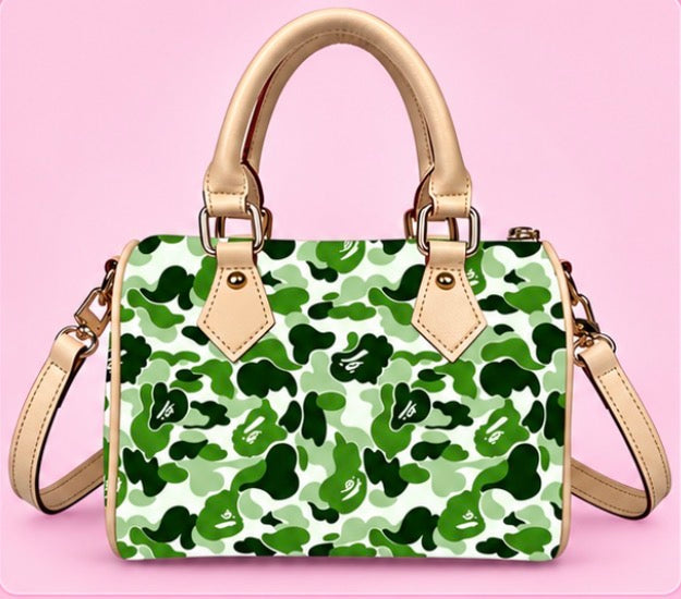 Green camo mini bag