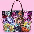 Monster Girls Collage Tote