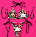 Hello Kitty Japanese Cherry Blossom String Bikini