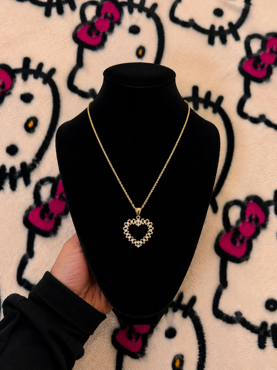 Open Heart Rolex Necklace