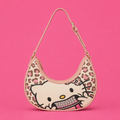 Pink Kitty Leopard Hobo