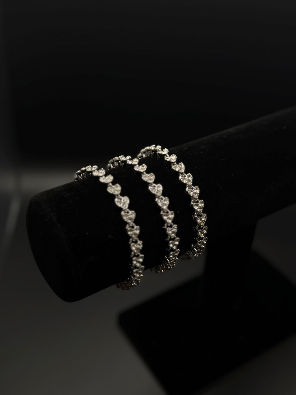 Heart Crystal Bangle