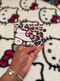 Leopard Hello Kitty Card Holder