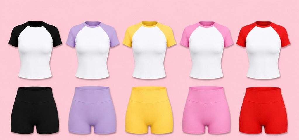 Raglan Two-Piece Short Set