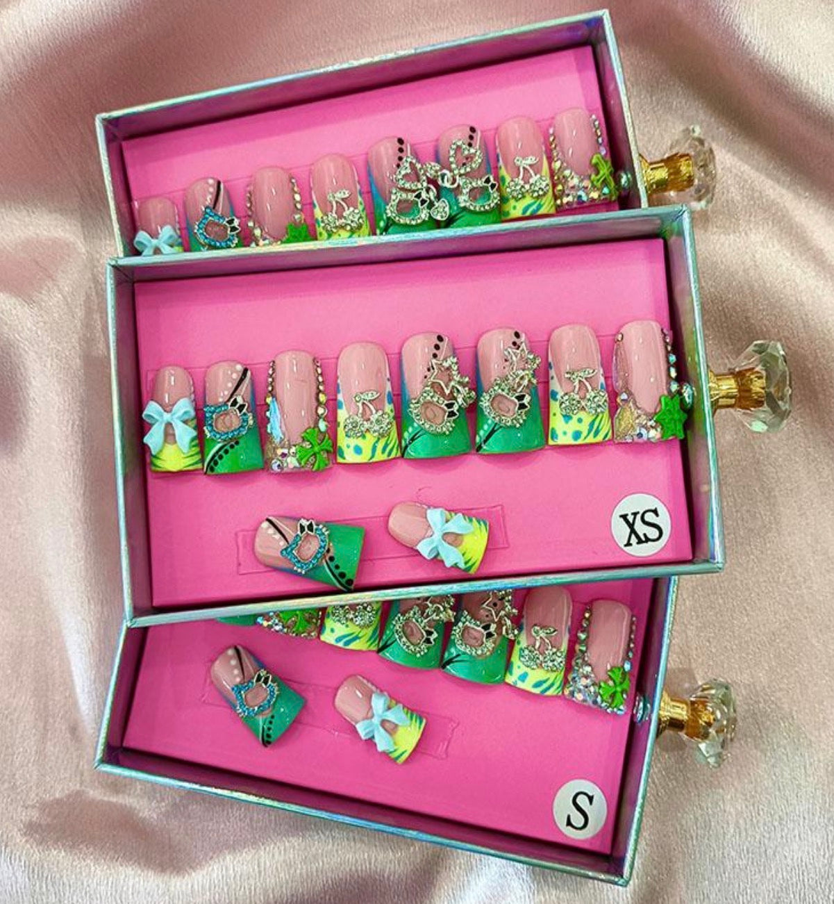 Cherry Paradise Press Ons