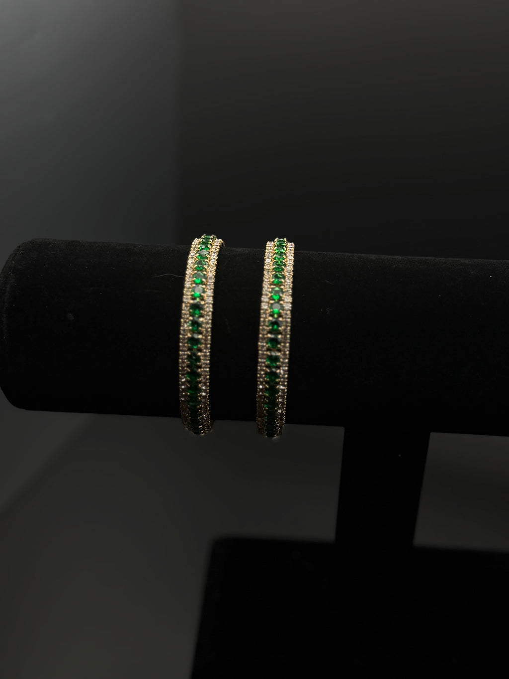 Emerald Crystal Bangel
