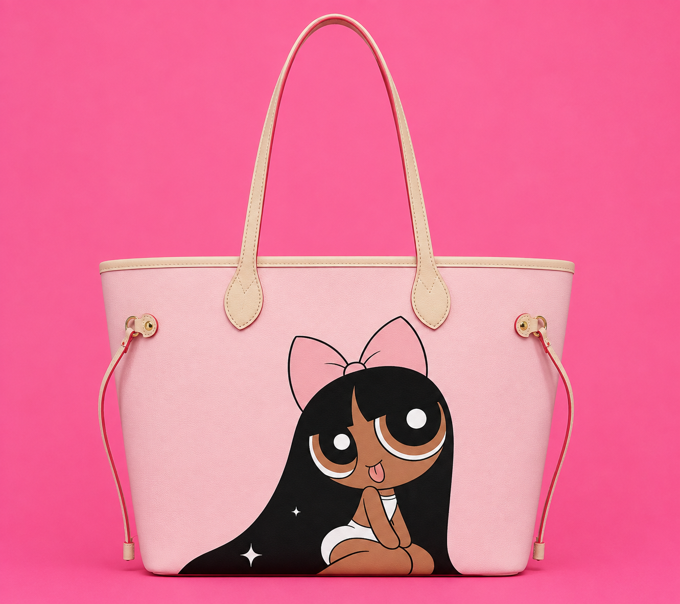 Powerpuff Girl Blossom Pink Tote Bag