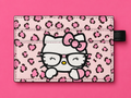 Pink Leopard Hello Kitty Cardholder