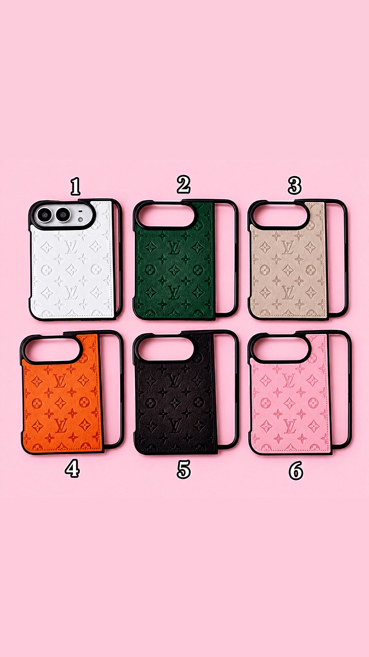 LV Embossed iPhone Duo Case Collection