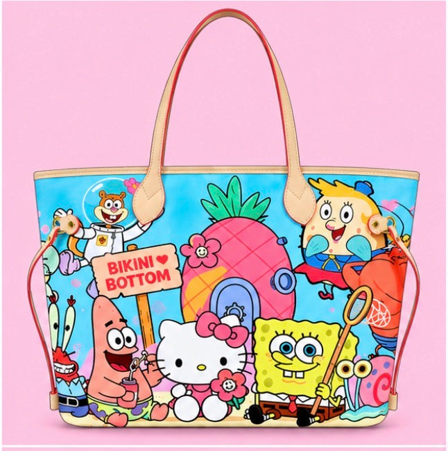 Bikini Bottom Character Tote