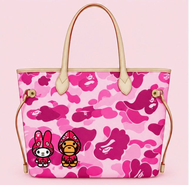 Pink BAPE Bunny Tote