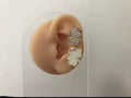 Iced Kitty Stud Earrings