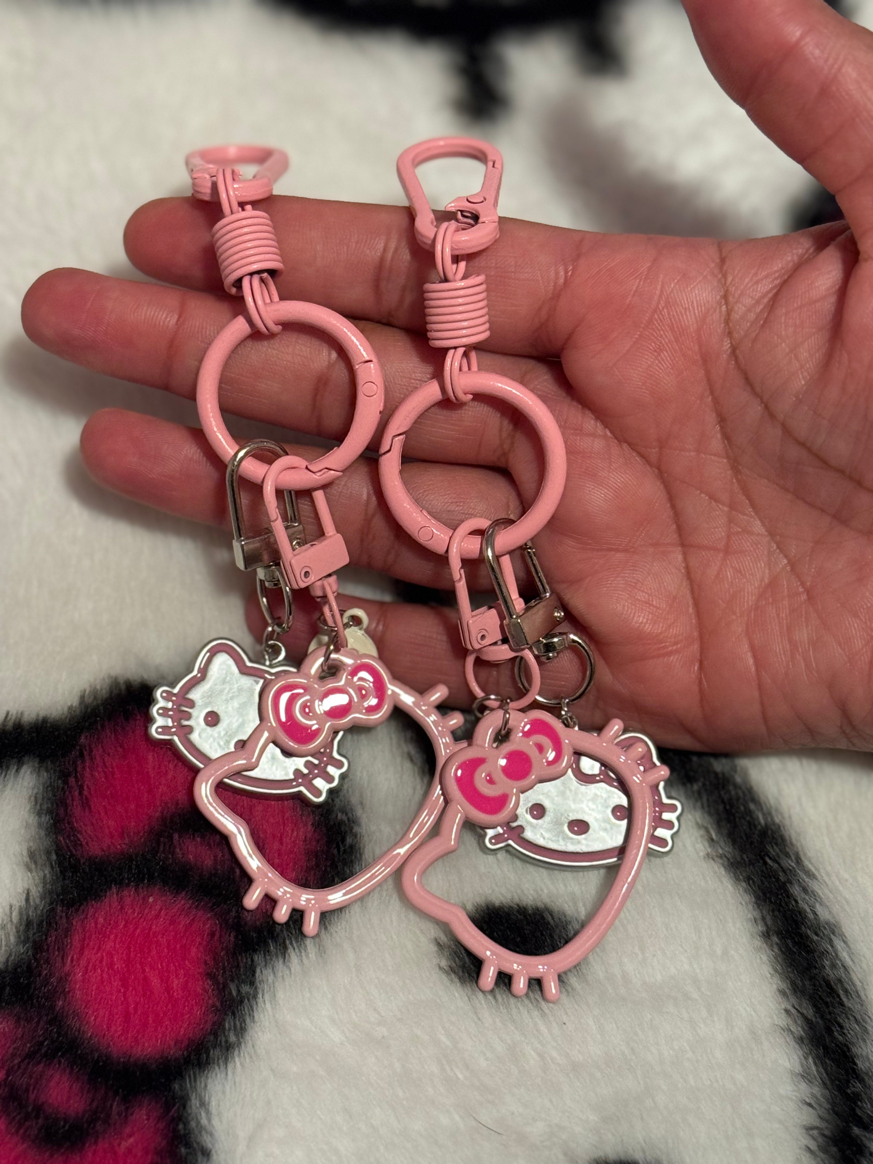 Pink Kitty Bag Charm