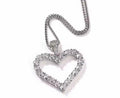 Crystal Heart Pendant Necklace