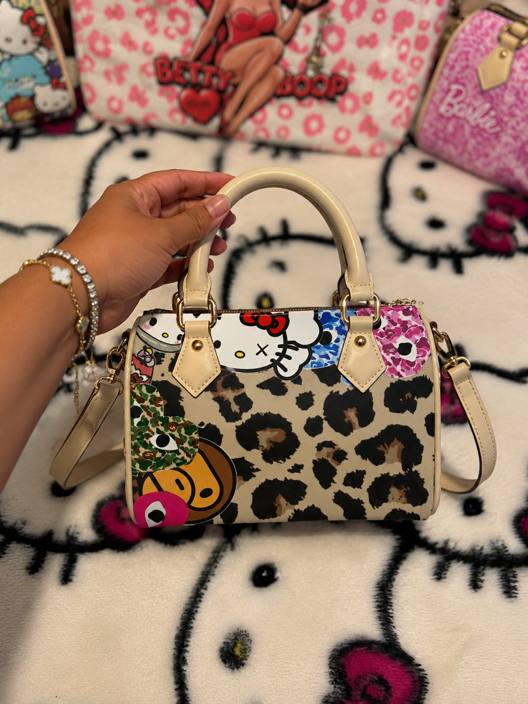 Hello Kitty Leopard / Camo Patch
