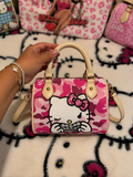 Black Neon Hello Kitty Y2K
