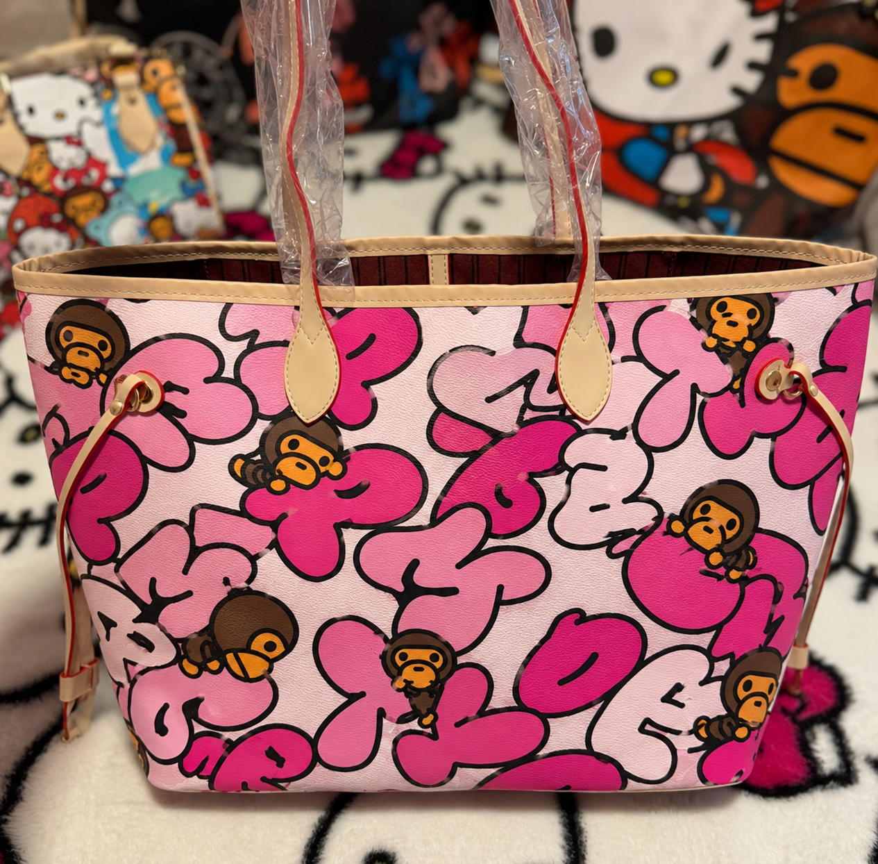 Bubblegum pink Tote