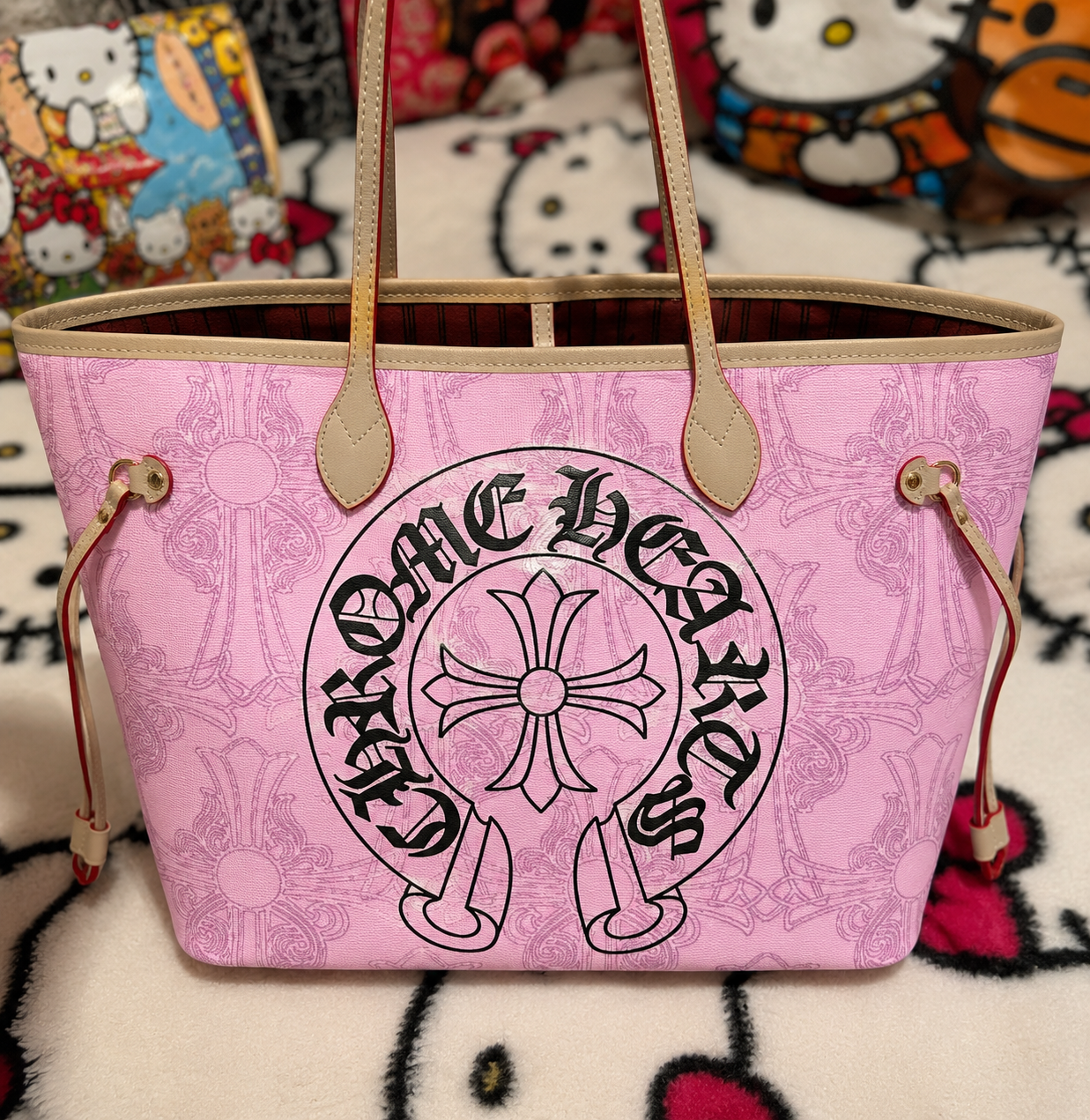 Pink Chrome of Hearts