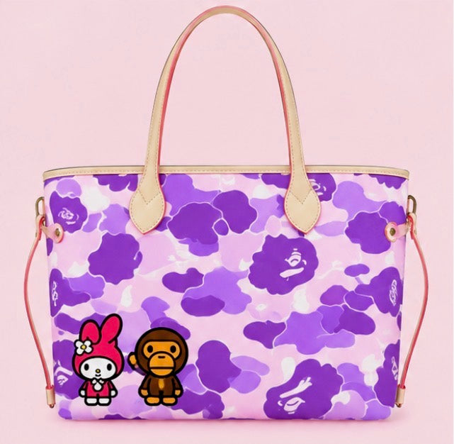 Lavender Camo Cutie Tote