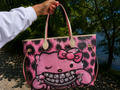 Pink Glam Kitty Tote Bag