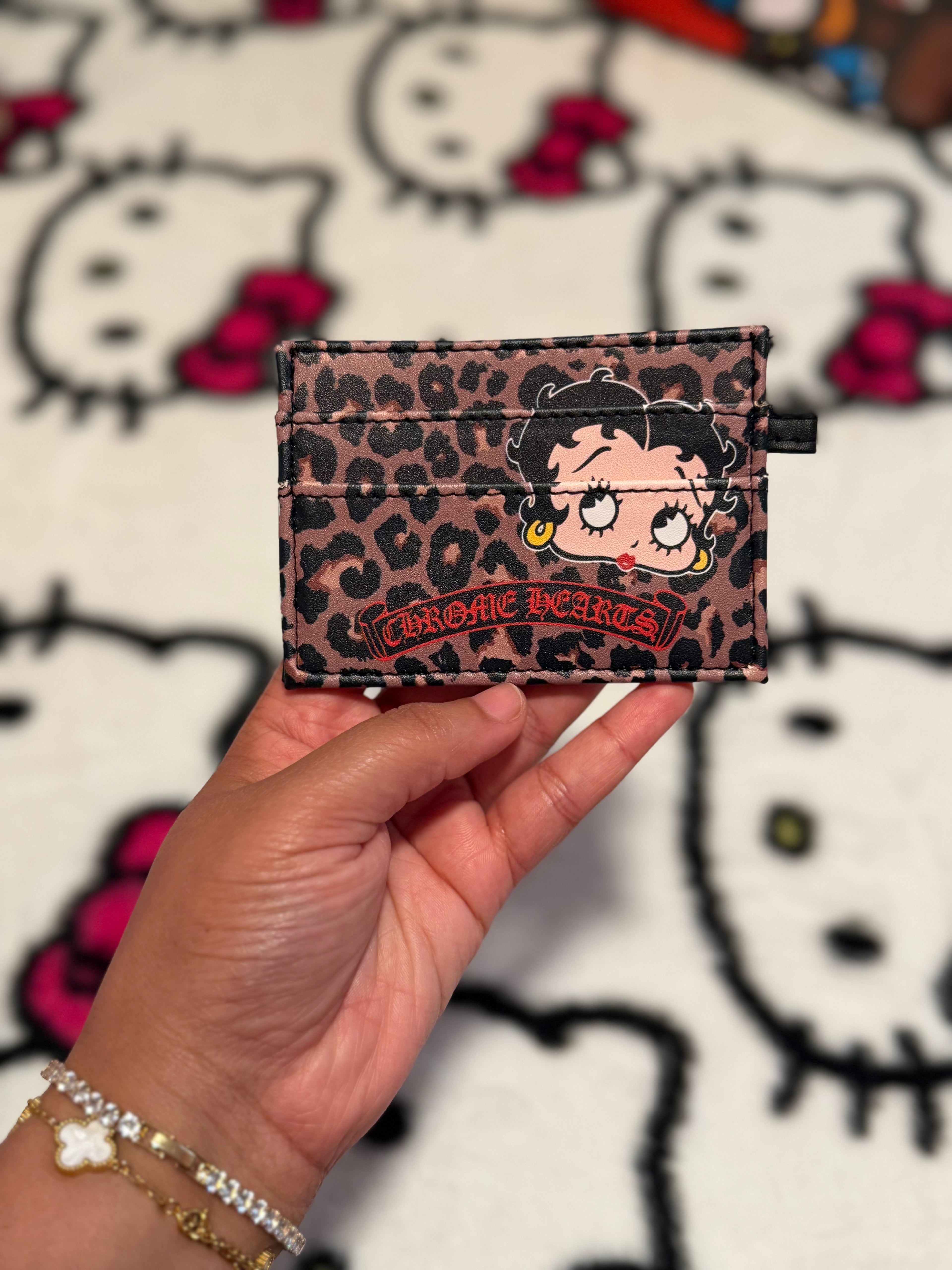 Leopard Betty Boop Card Holder