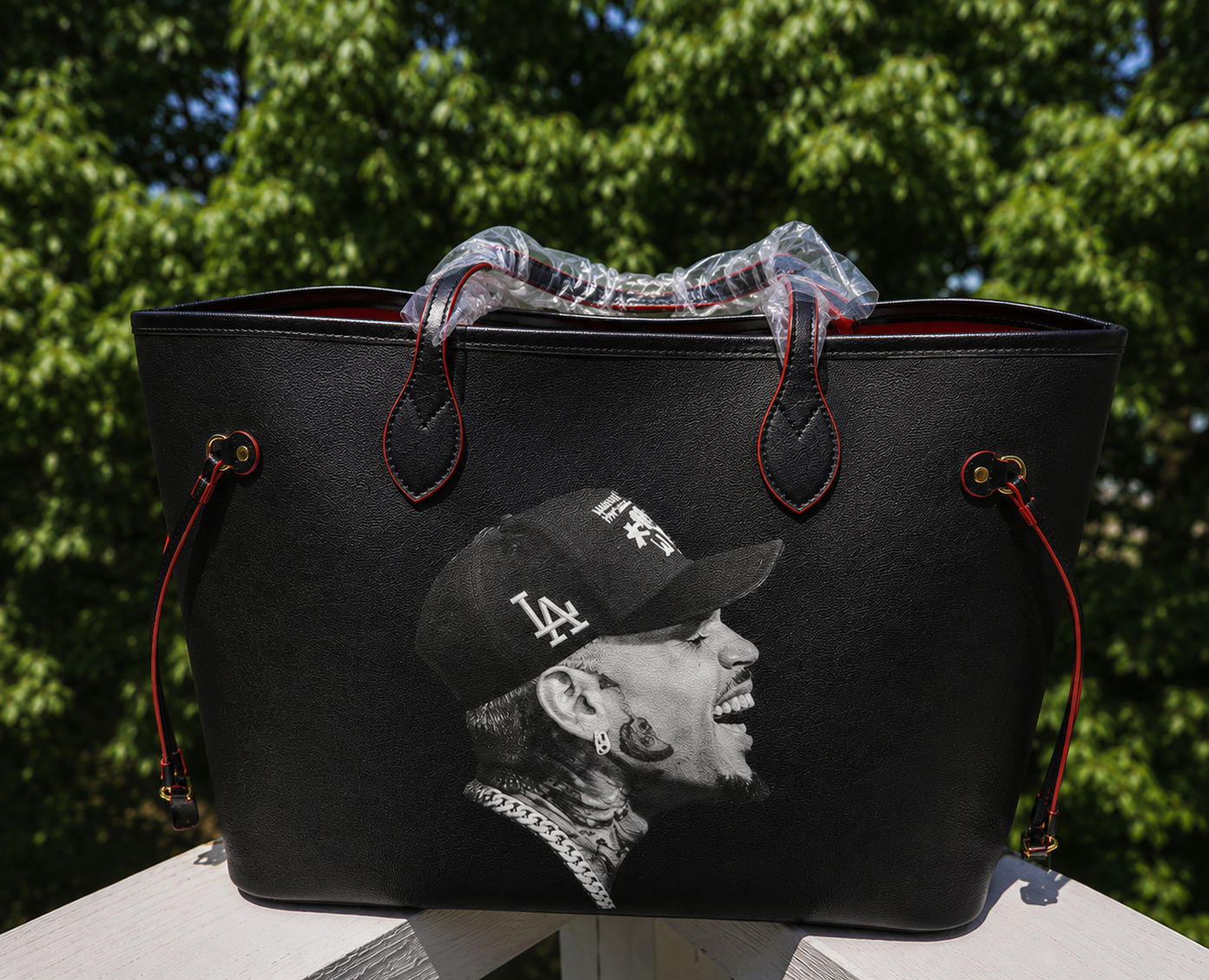 CB inspired tote bags